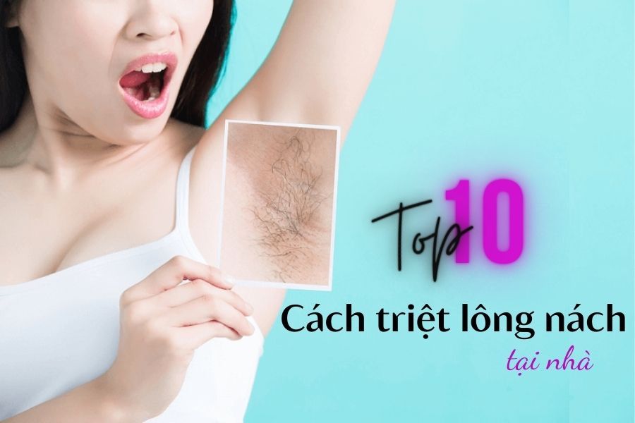 cách triệt lông nách tại nhà