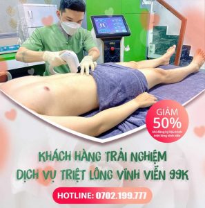Quy trình triệt lông bikini Quy trình triệt lông bikini