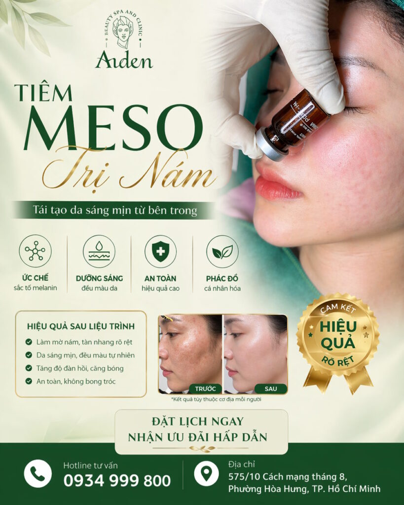 Hiệu quả sau khi tiêm meso trị nám