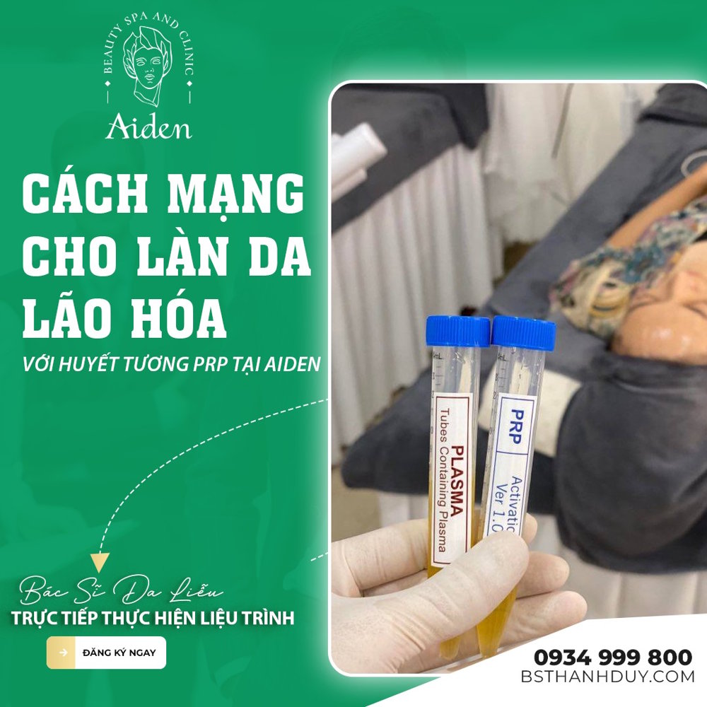 PRP kích thích tăng sinh collagen tốt nhất