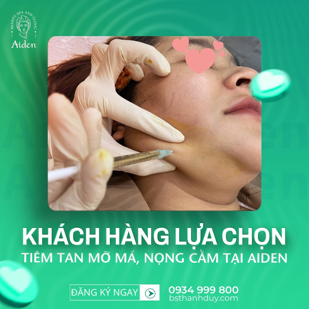 Tiêm tan mỡ nọng cằm thon gọn mặt