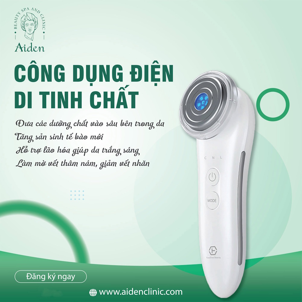 Điện di tinh chất chăm sóc da